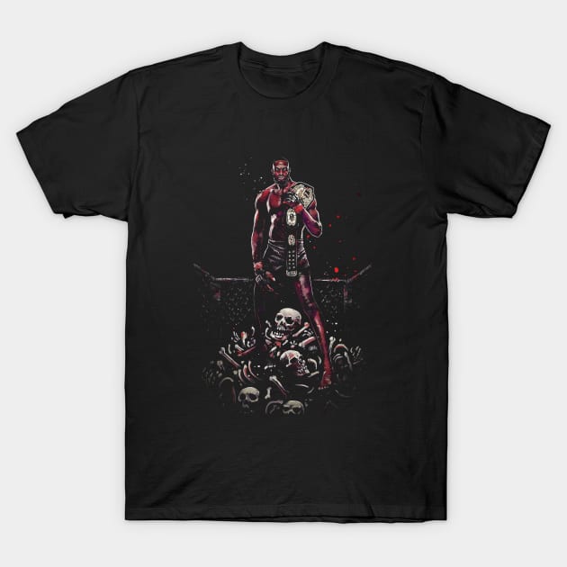 Jon Jones Dominance T-Shirt by shieldjohan